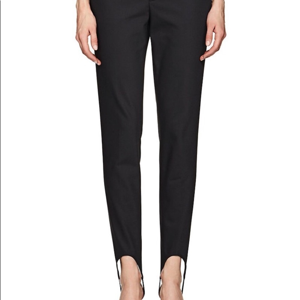 Helmut Lang Black Stirrup Trouser Pants NWT 0 / XS